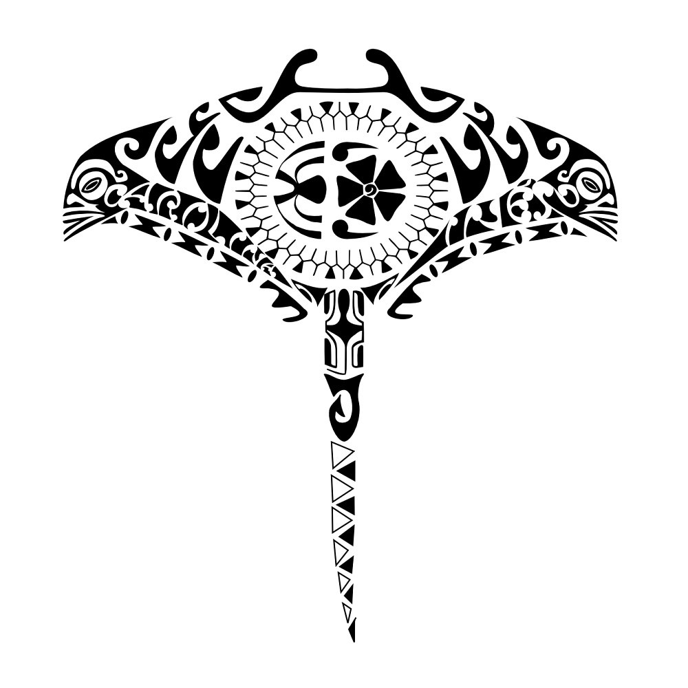 Tattoo image of Tangata hi ika, Fisherman downloadable hi-res tattoo flash design
