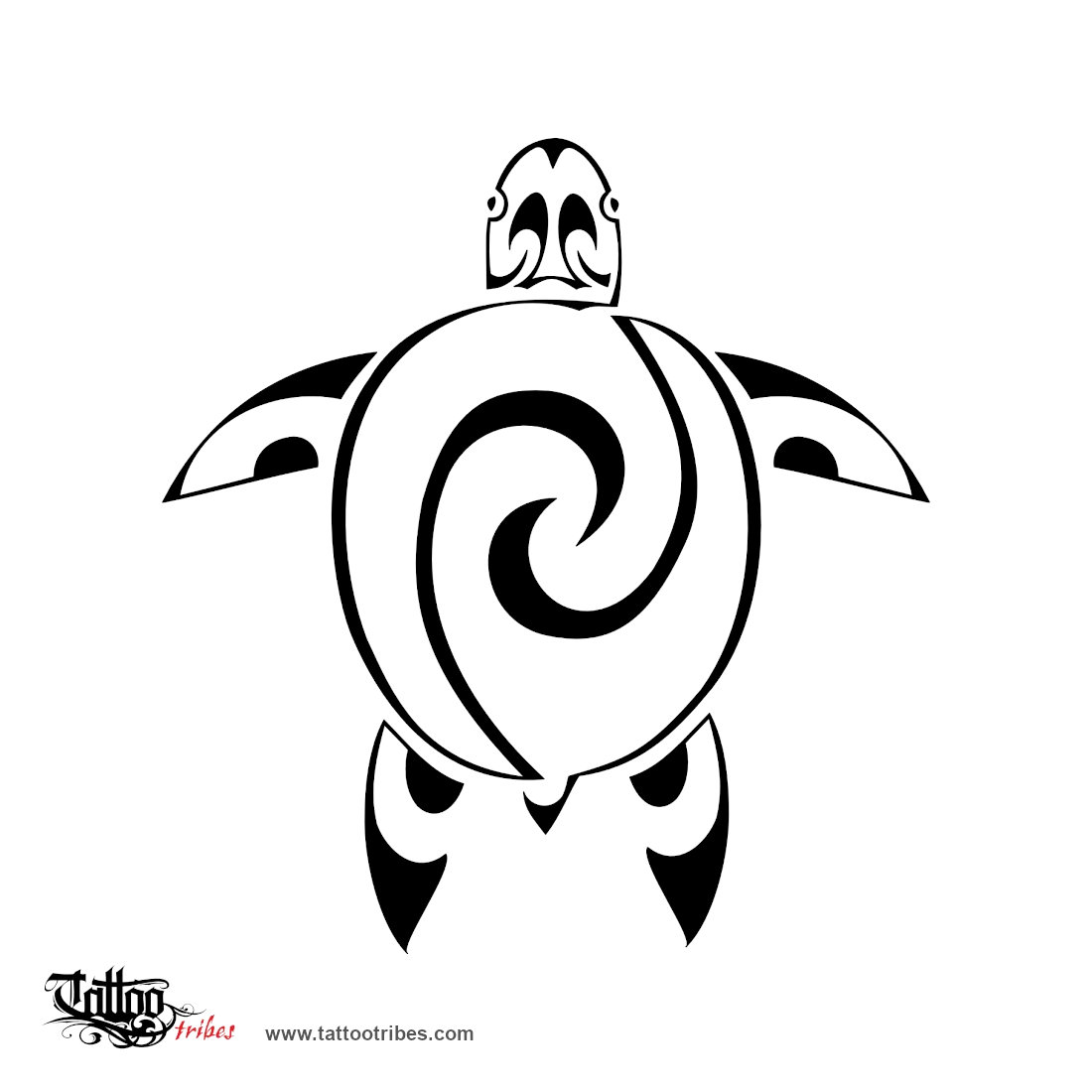Tattoo image of Turtle, Fertility downloadable hi-res tattoo flash design