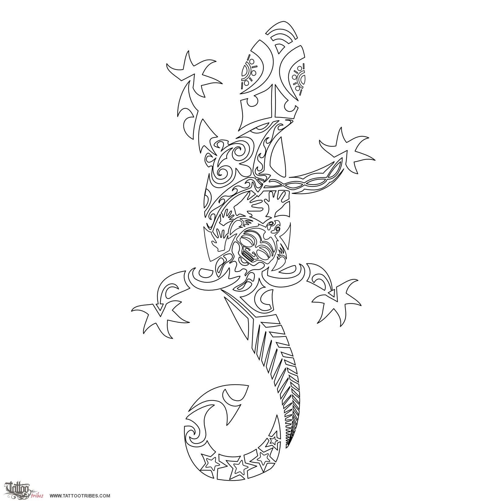 Stencil outline of Tiara, Traveller downloadable hi-res tattoo stencil