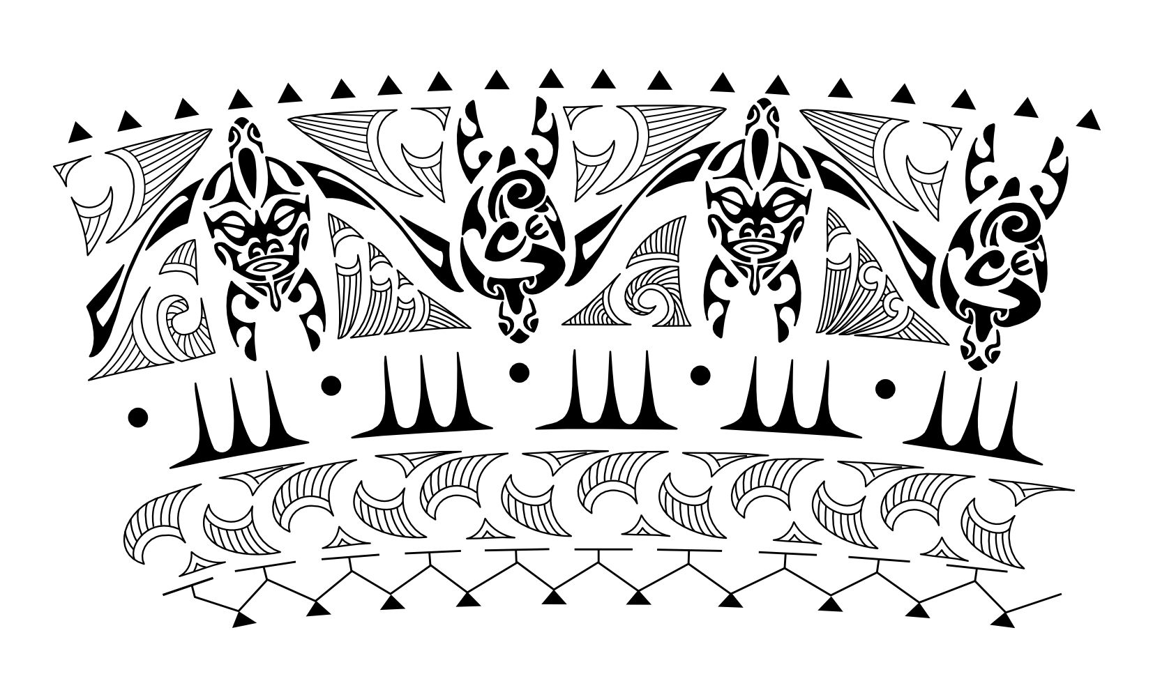 Tattoo image of Ake tonu atu, Forever downloadable hi-res tattoo flash design