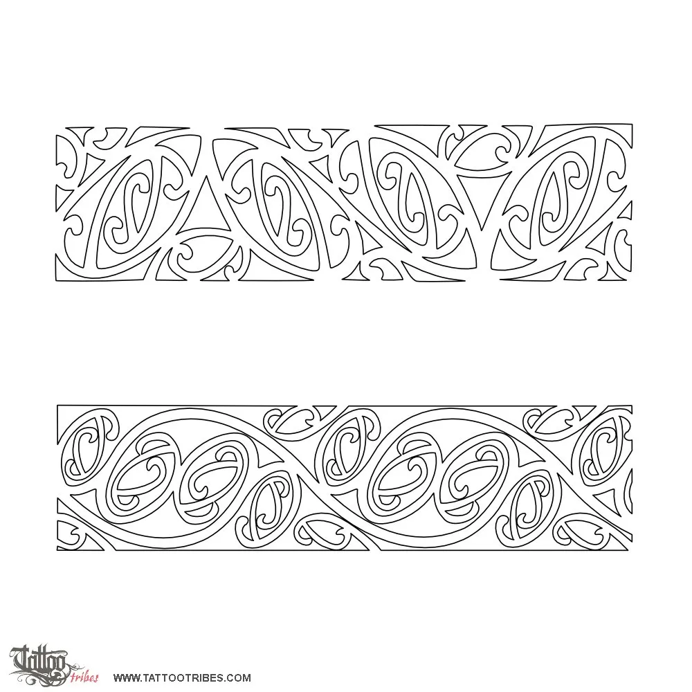 Stencil outline of Koiri, Flourish