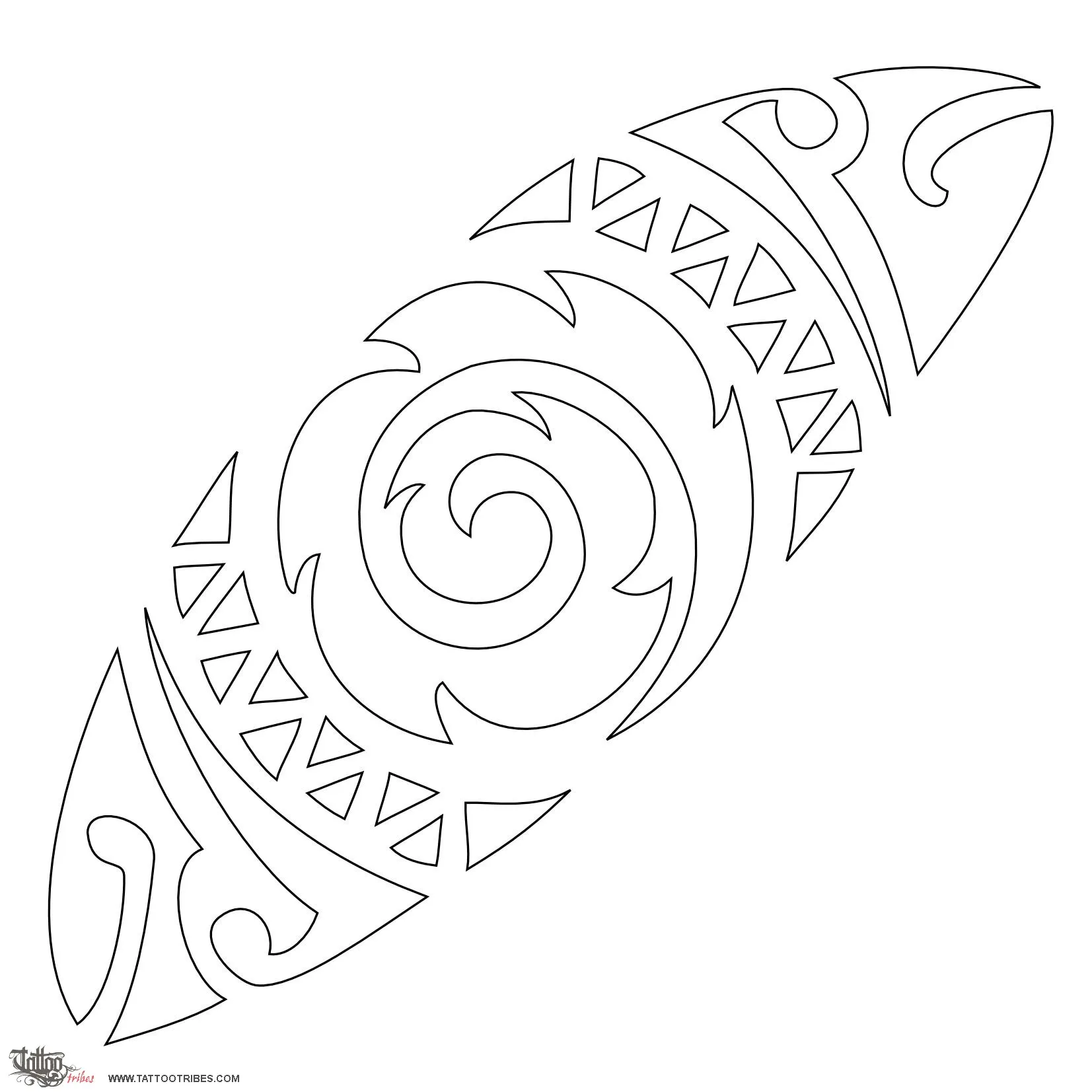 Stencil outline of Koru, Life