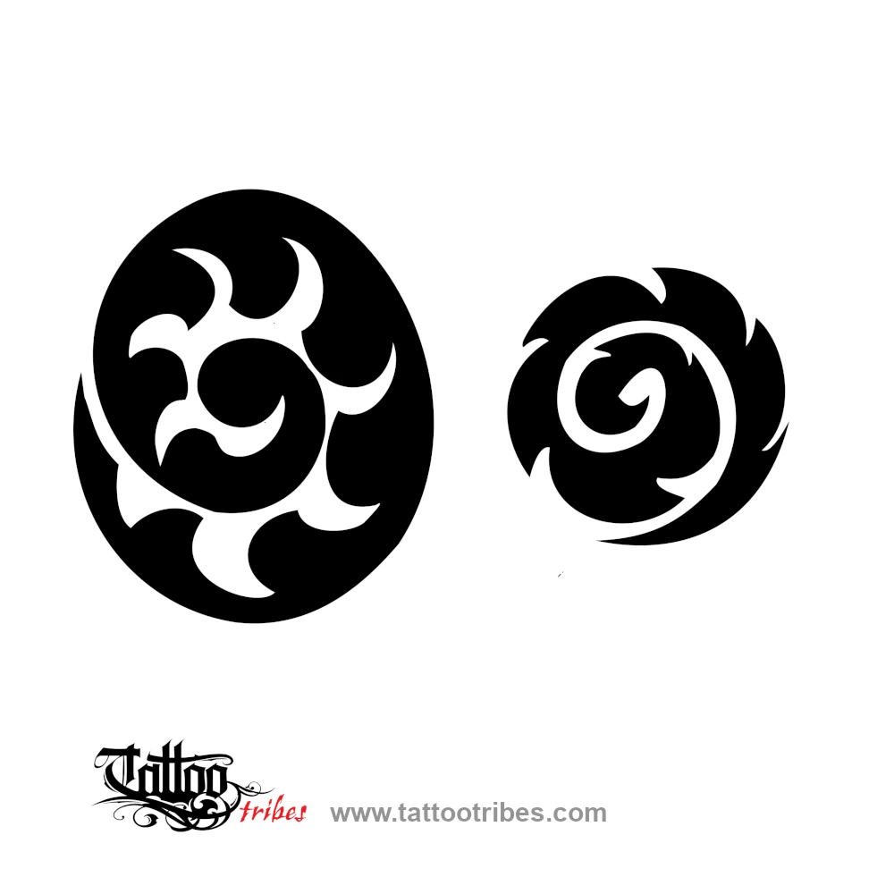 Tattoo image of Koru (unfolding fern frond), regrowth, new beginning