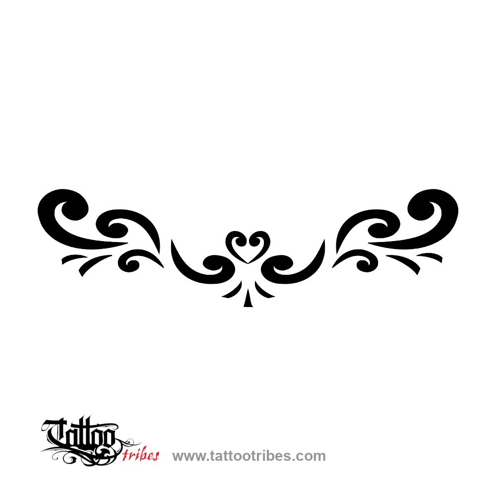 Tattoo image of Koru lower back, New life, continuity