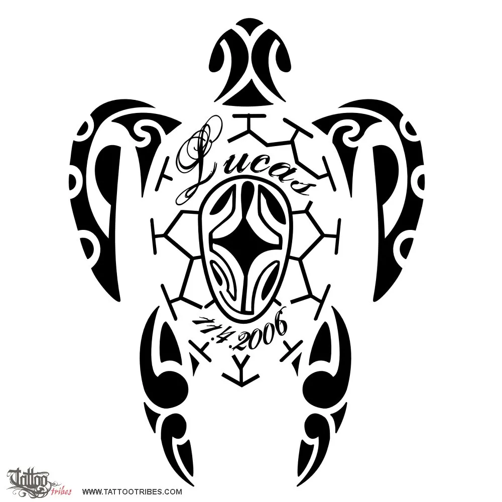 Tattoo image of Sea turtle, Family, protection