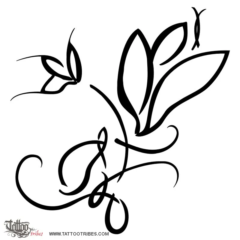 Tattoo image of Magnolia, Sweetness, beauty