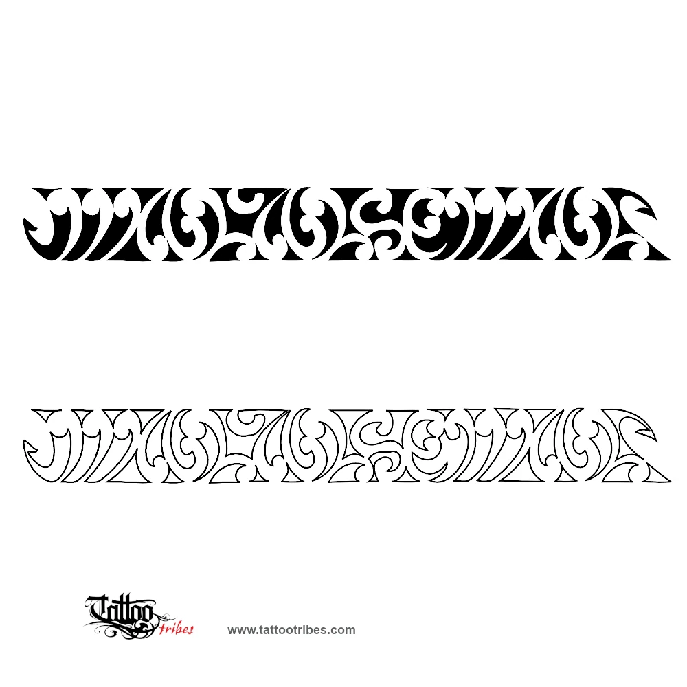 Tattoo image of Maorigram, MALALSEMAL