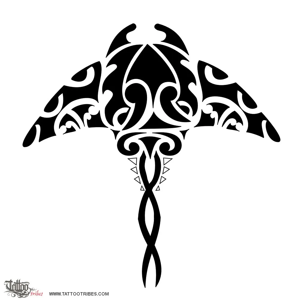 Tattoo image of Manta, Freedom, protection