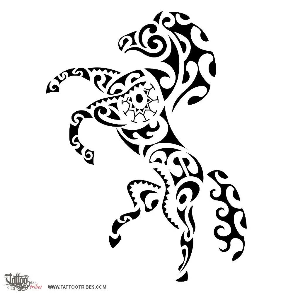 Tattoo image of Horse, Strength, fertility