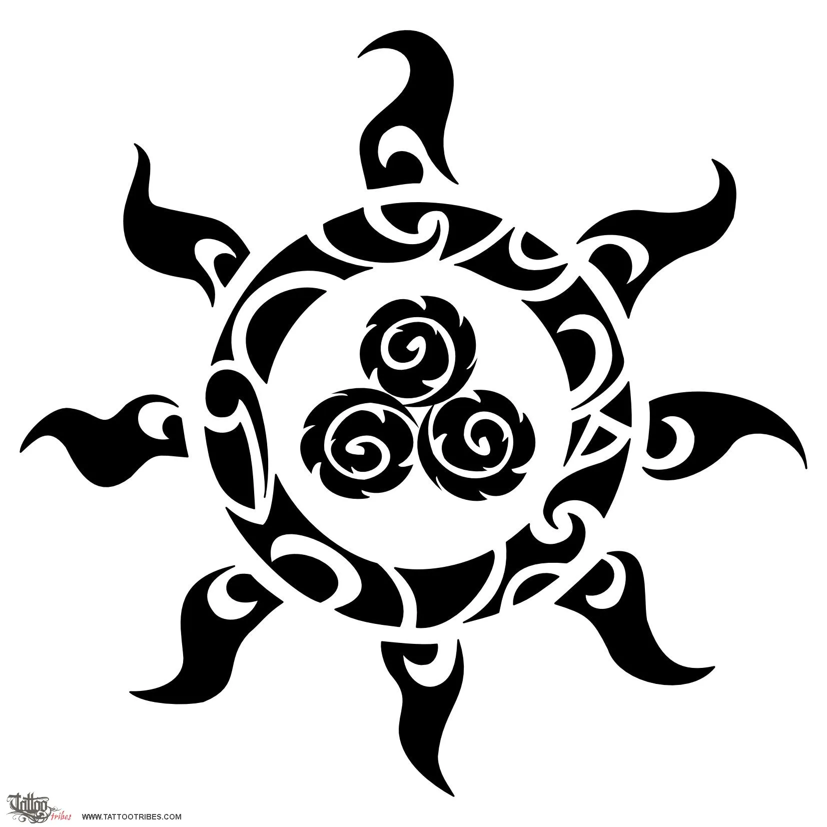 Tattoo image of Sun, Eternity, ciclicity