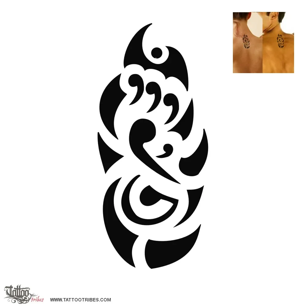 Tattoo image of Maorigram, MFG letters