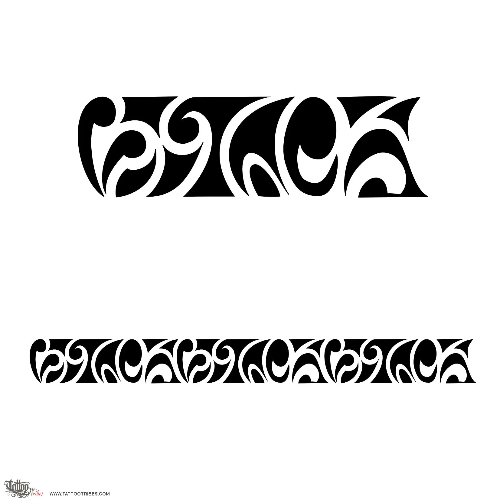 Tattoo image of Maorigram, VTC letters