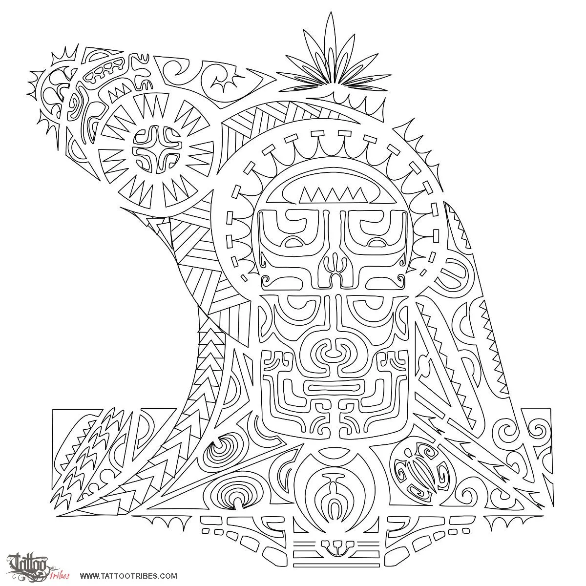 Stencil outline of Enata, Person