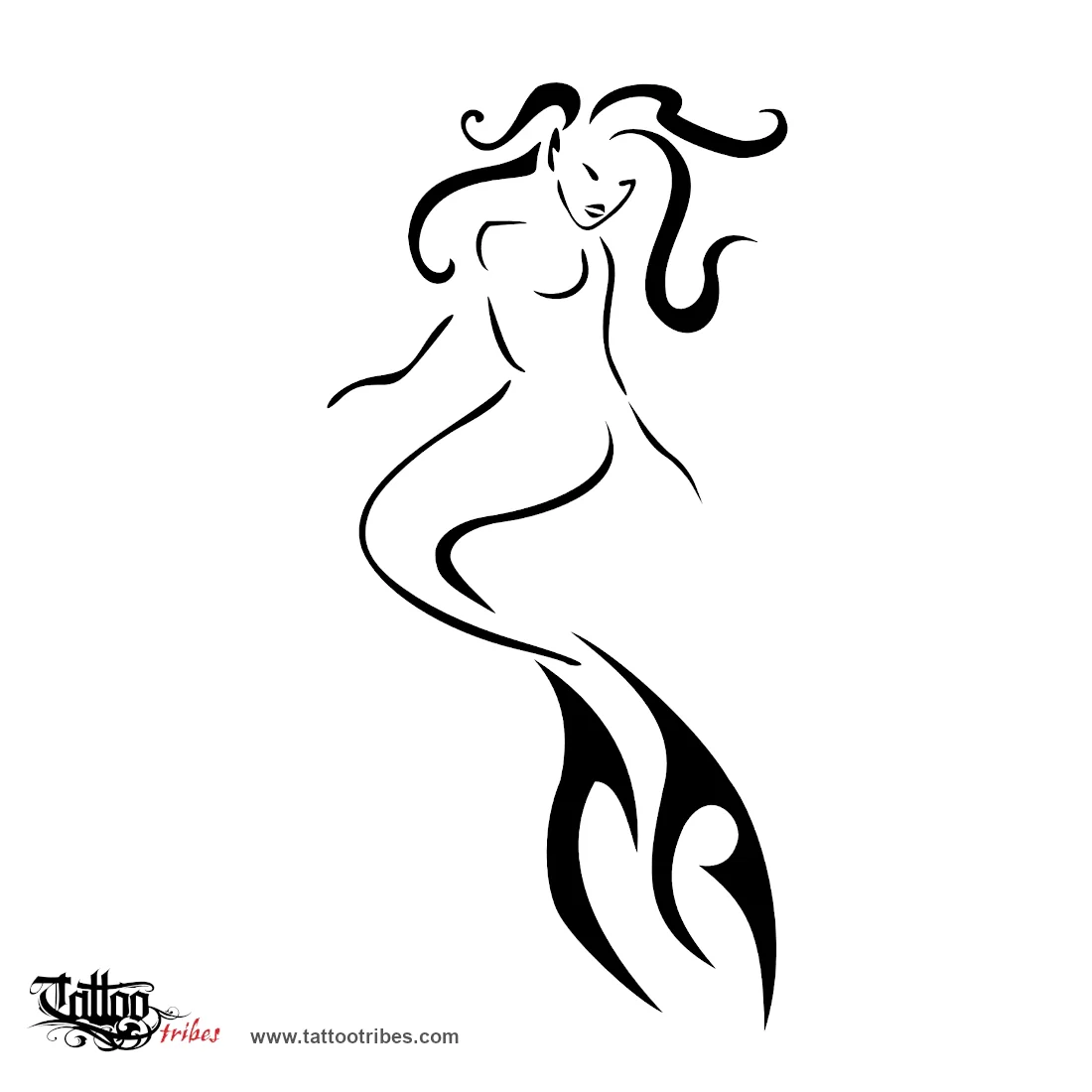 Tattoo image of Mermaid, Sensuality