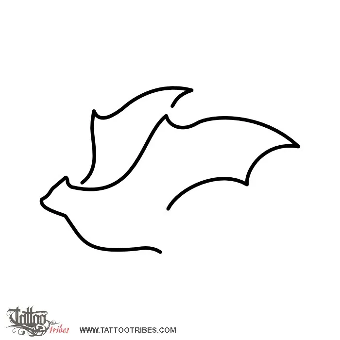 Tattoo image of Flying fox, Sociality