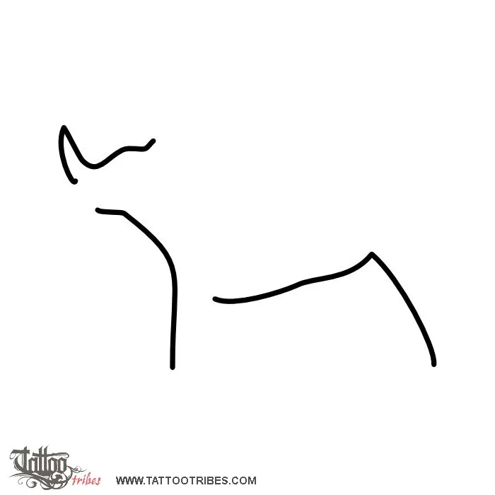 Tattoo image of Minimals - Rhino, Unstoppable