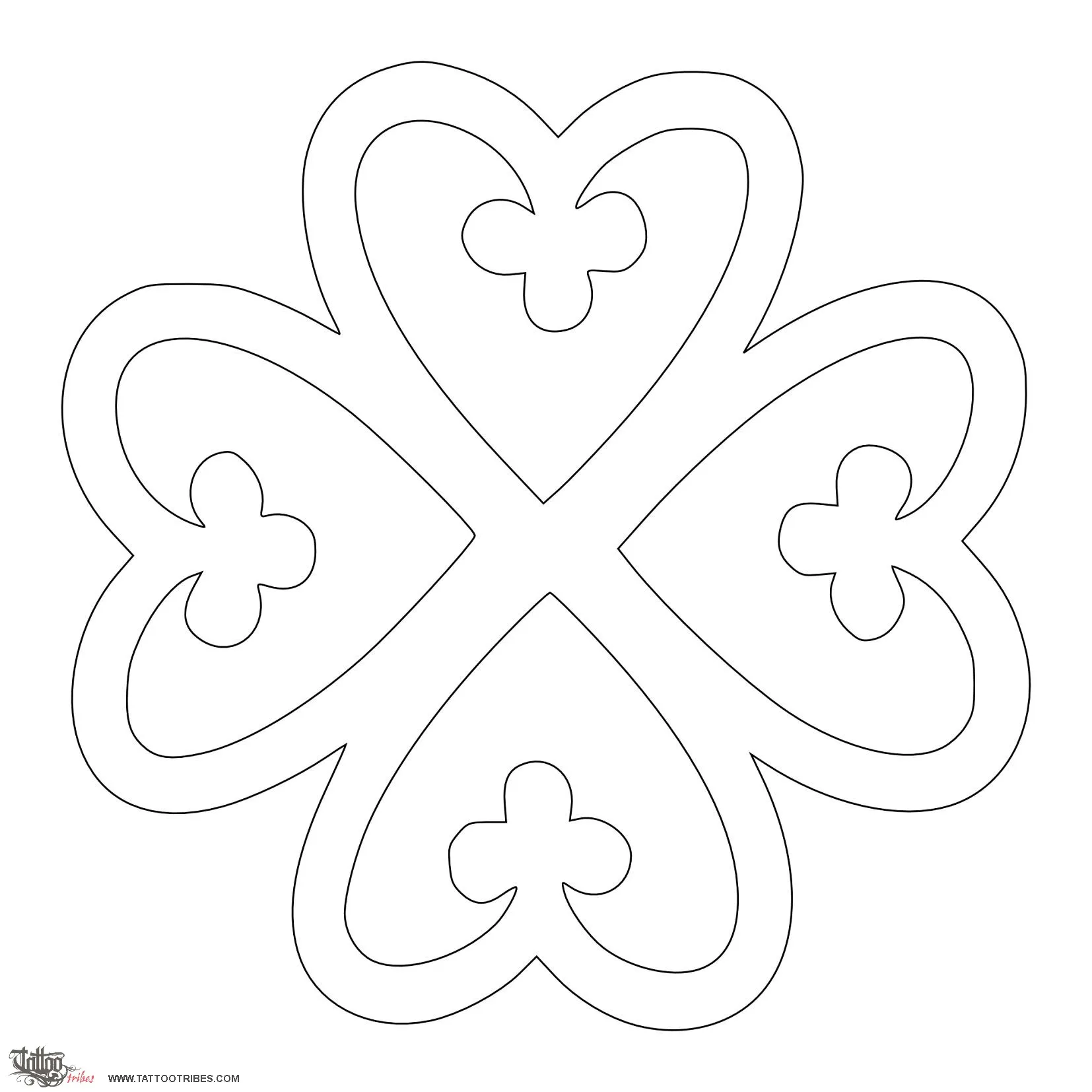 Stencil outline of Nyame dua, God´s presence and protection