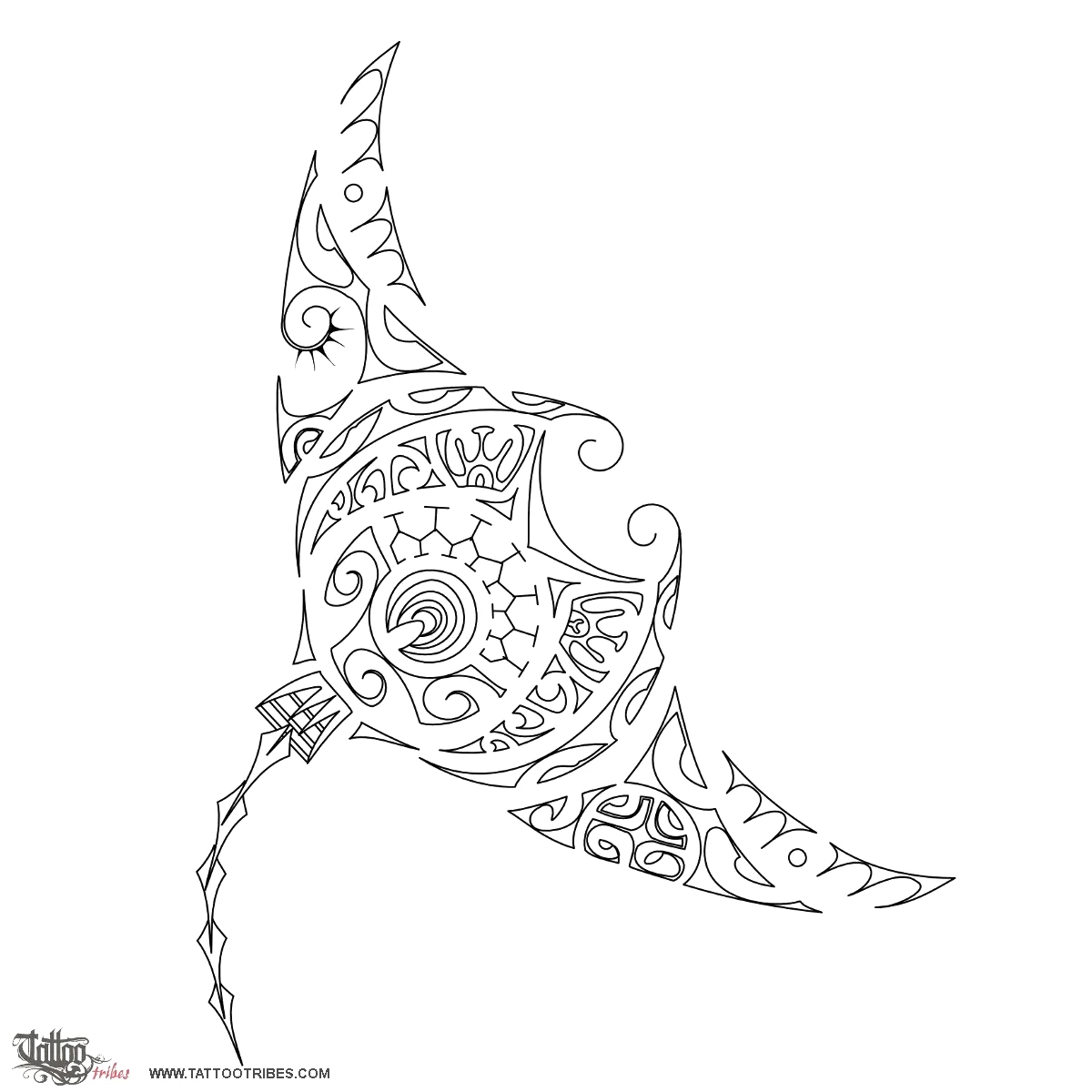 Stencil outline of Tere, Sailing