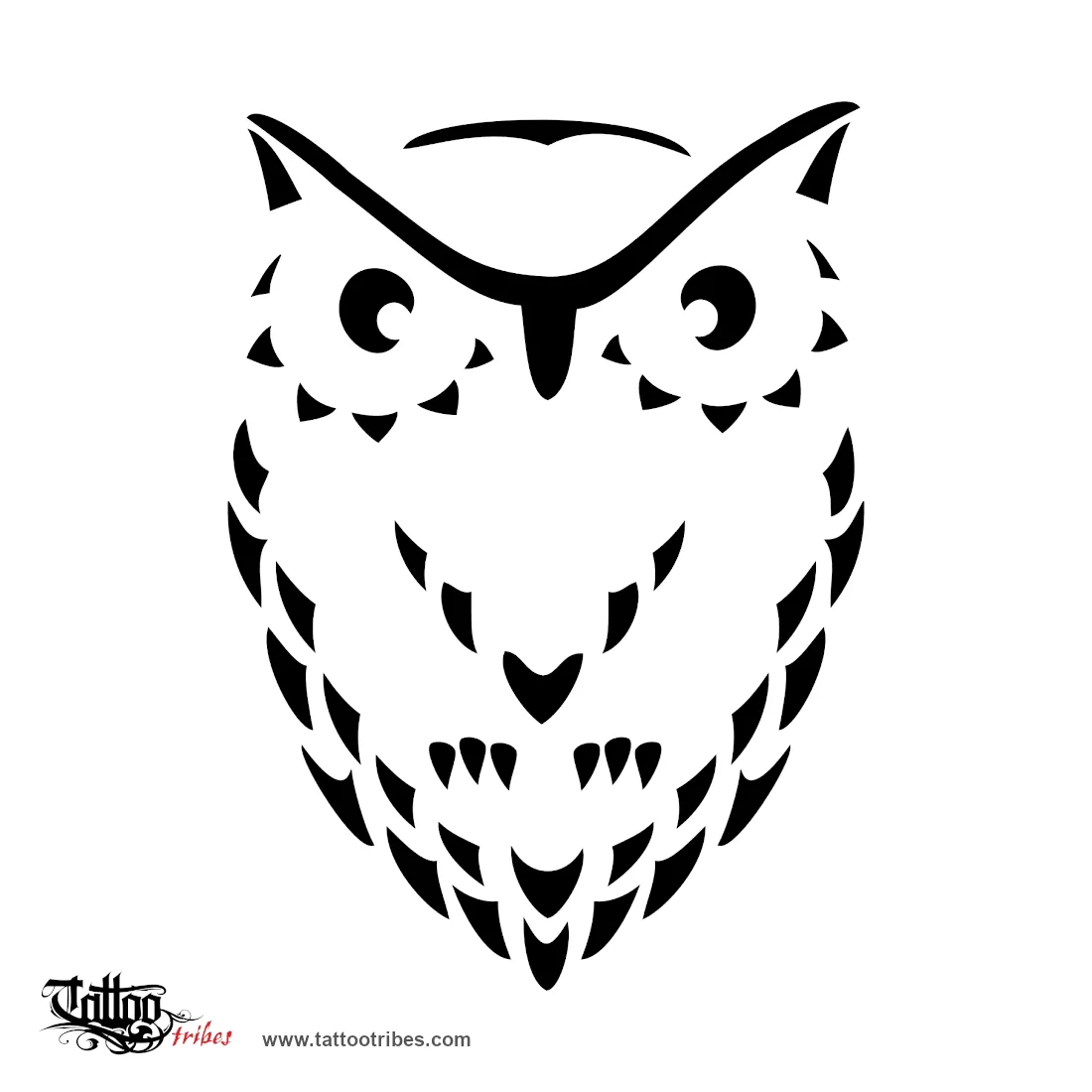 Tattoo image of Owl, Knowledge, magic