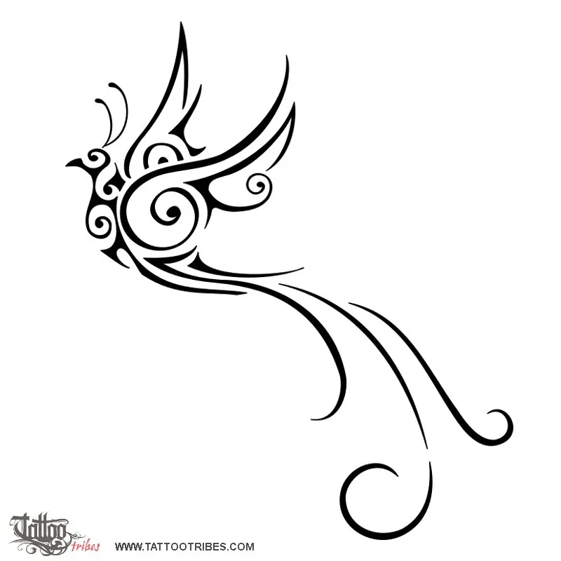 Tattoo image of Bird of paradise, Beauty, freedom