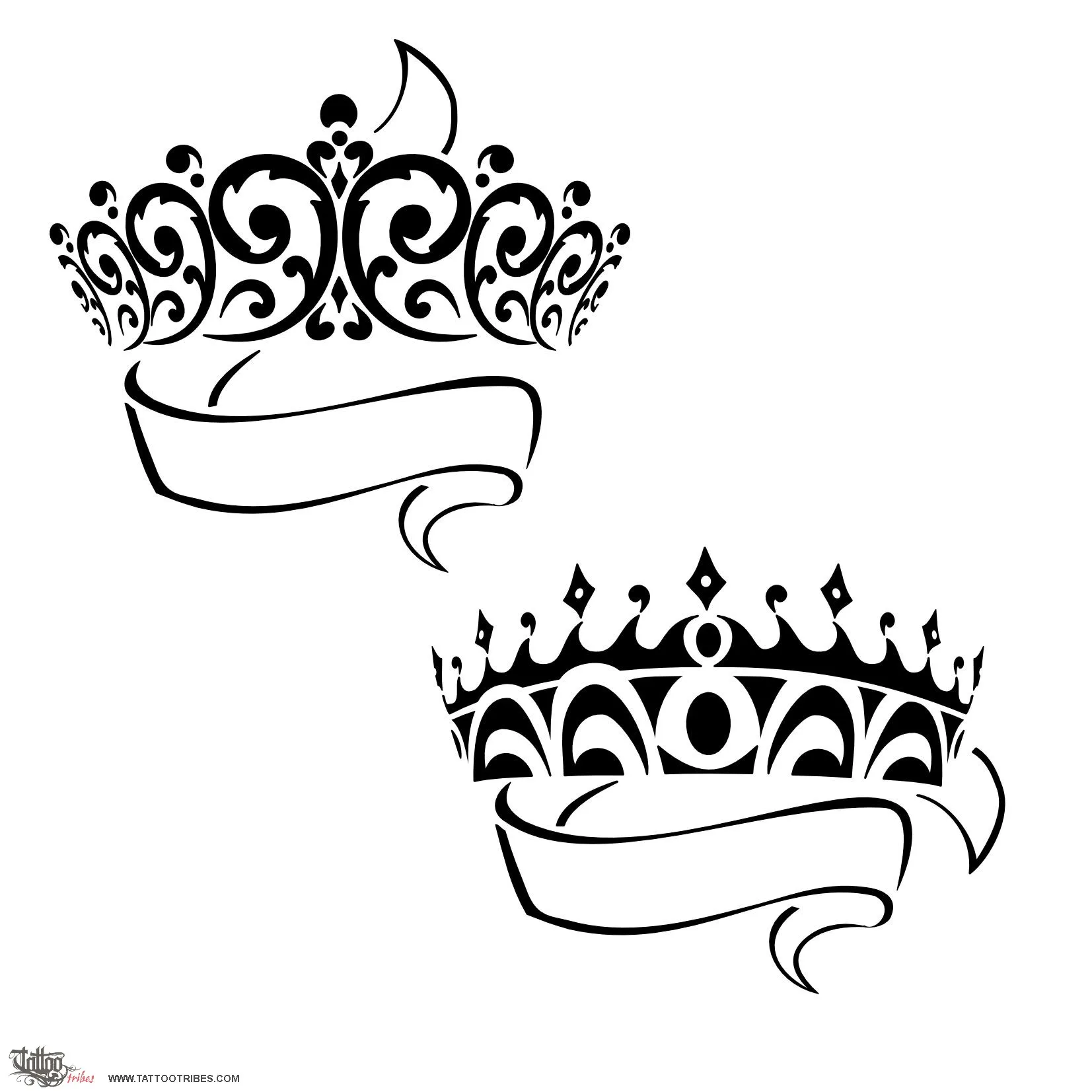 Tattoo image of Crowns, Sovereignty