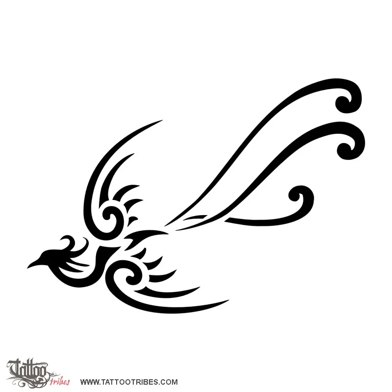 Tattoo image of Small phoenix, Rebirth