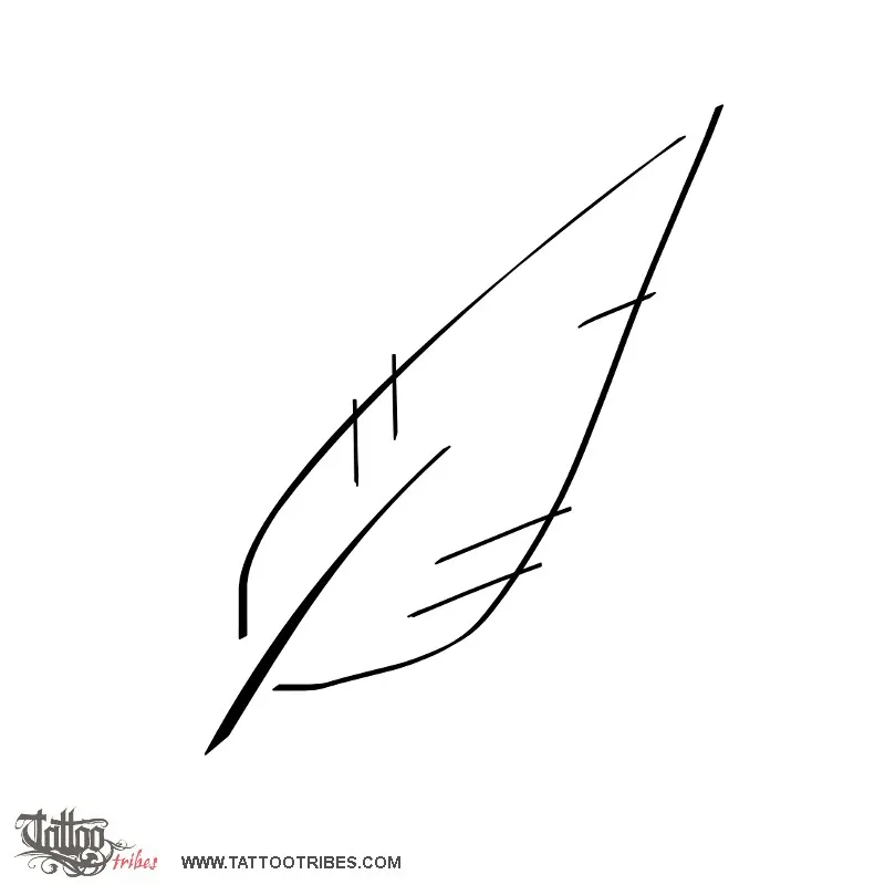 Tattoo image of Feather, Lightness