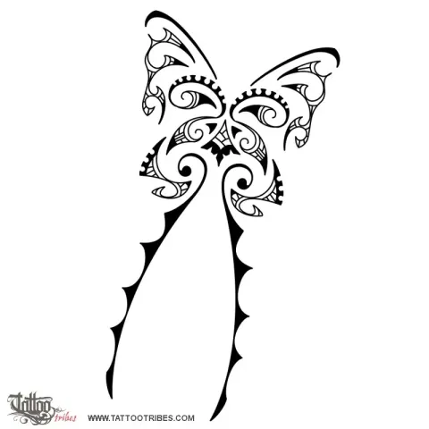 Maori style butterfly 2