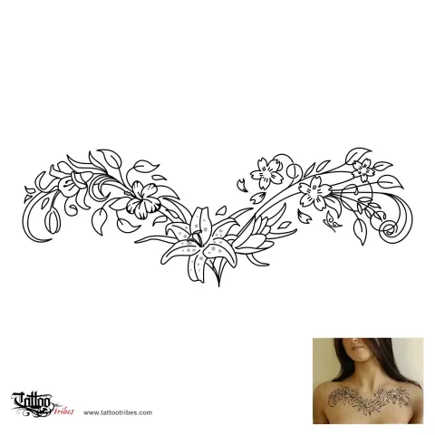 Floral necklace