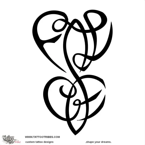 F+L and C+E hearts