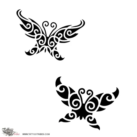 Small butterflies