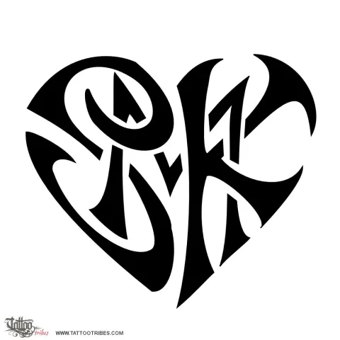 S+M+K heart