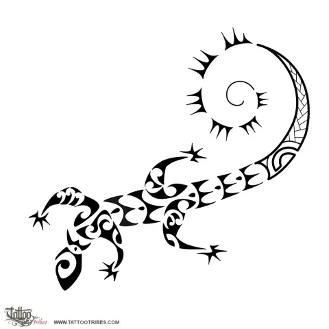 Lizard and sun