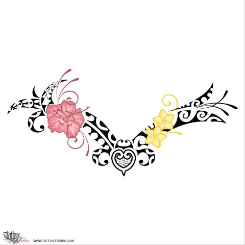 Lowerback 2 (Femininity, carpe diem) tattoo design thumbnail