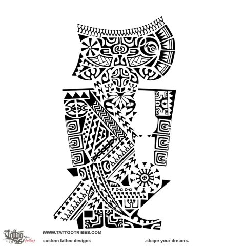 Fetu (Star) tattoo design thumbnail