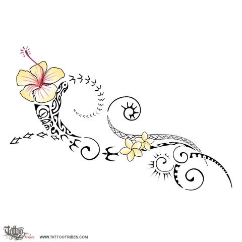 Spirit of Aloha (Hawaii) tattoo design thumbnail