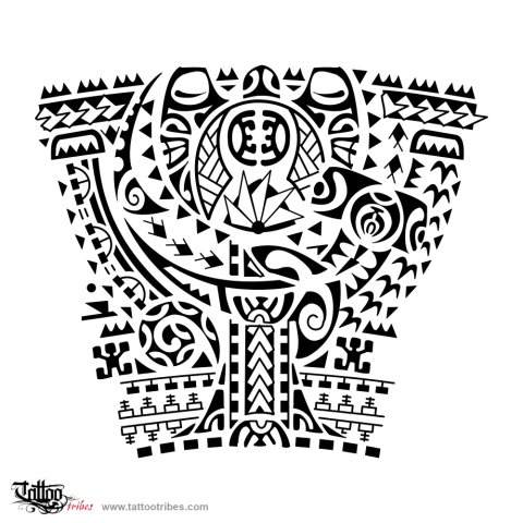 Huaa (Family, lineage) tattoo design thumbnail