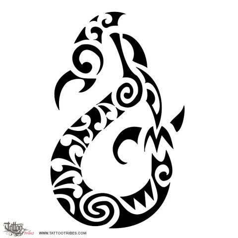 Manaia (Alita) tattoo design thumbnail