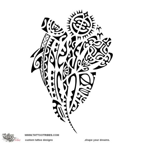 Kupuna (Grandparents) tattoo design thumbnail