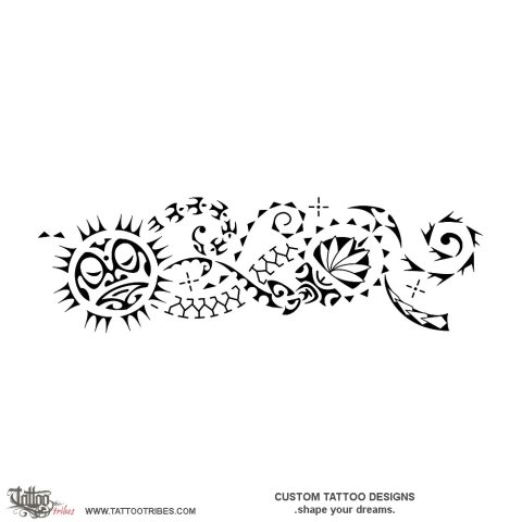 Tātai arorangi (Astronomy) tattoo design thumbnail