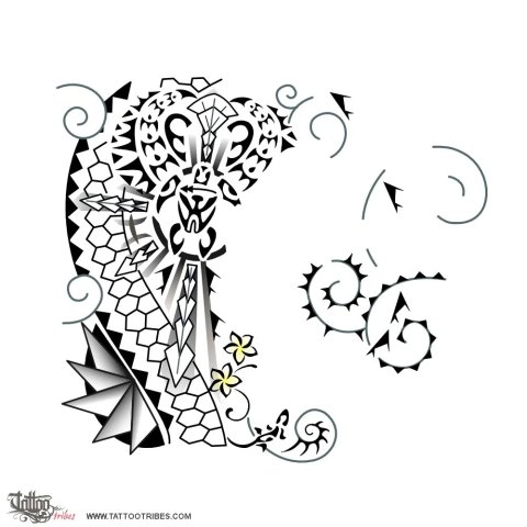 Family union (Integration) tattoo design thumbnail