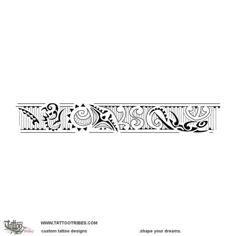 Afafai (Strength, ability) tattoo design thumbnail
