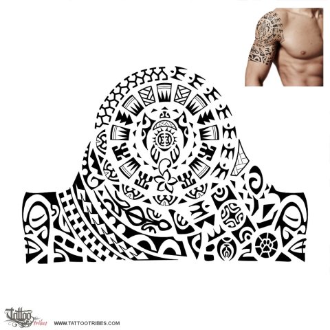 Manukura (Leader) tattoo design thumbnail