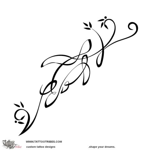 V+K turtles (Soulmates) tattoo design thumbnail