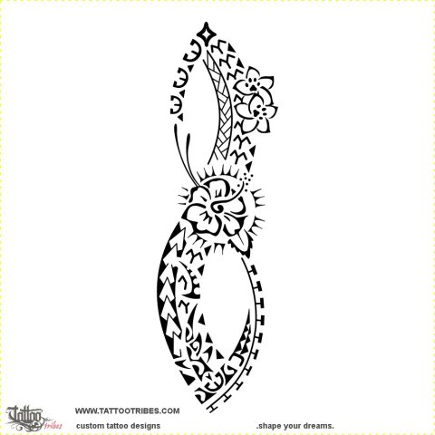 Infinity (New start) tattoo design thumbnail