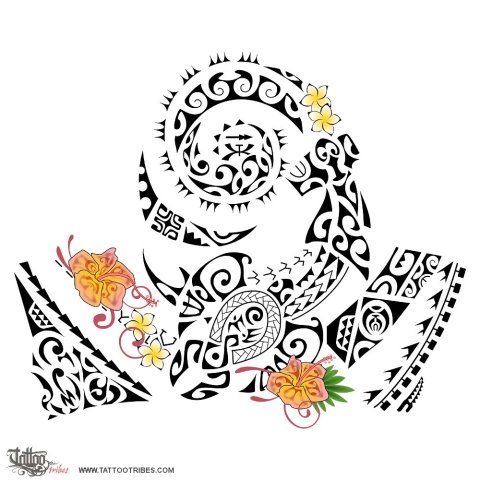 Maaia (Brave, confident) tattoo design thumbnail