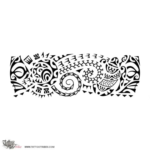 Tāmore (Strong roots) tattoo design thumbnail