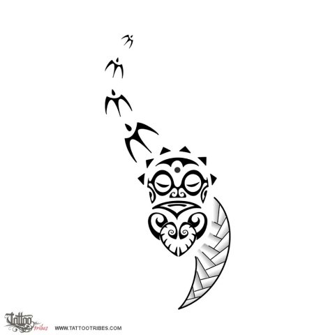 Whakamahara (To remember) tattoo design thumbnail