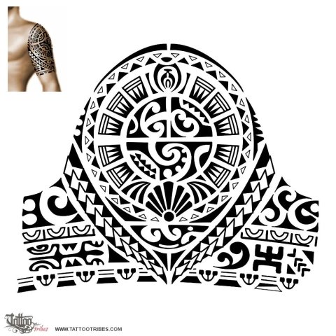 Warrior (Protection) tattoo design thumbnail