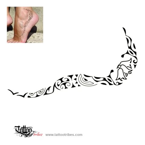 Mamae kore (Free from pain) tattoo design thumbnail